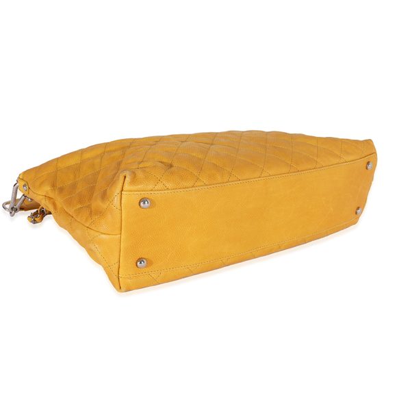 Chanel Yellow Caviar French Riviera Hobo - Picture 4 of 8